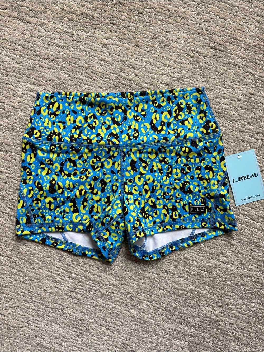 Fleo Leopard Print Shorts